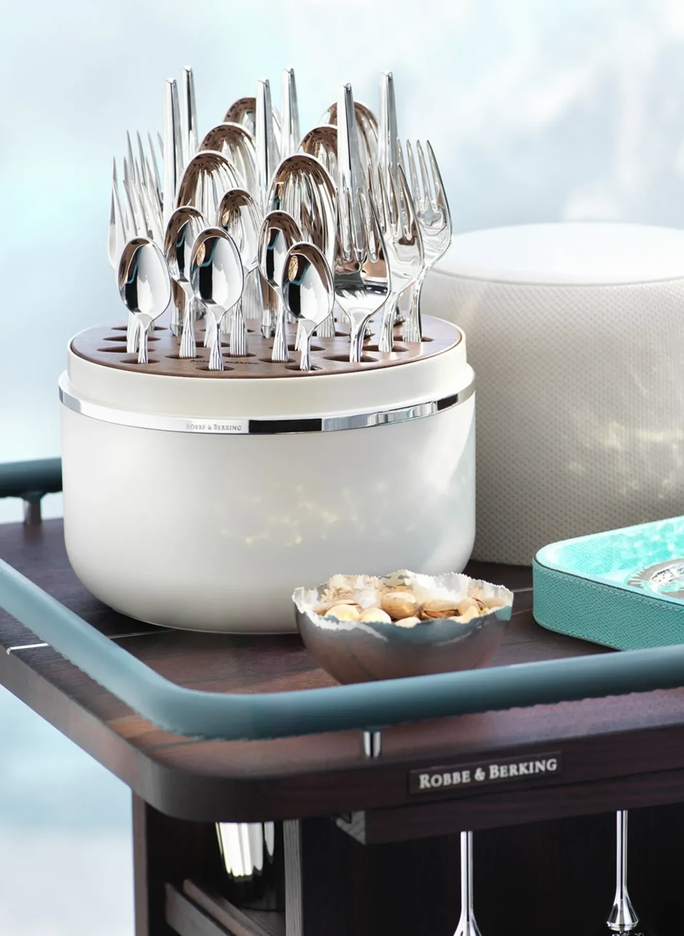 24-tlg. Besteckset THE BOX CREME RIVA