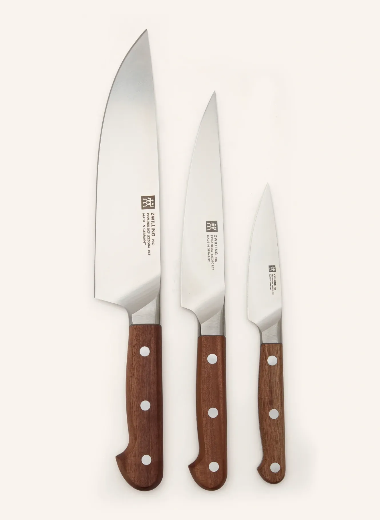 3-tlg. Messer-Set