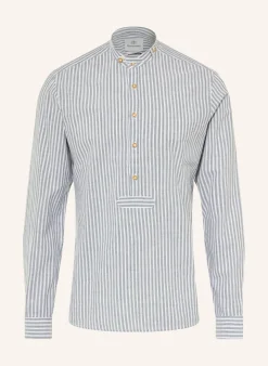 Trachtemhemd Slim Fit mit Stehkragen