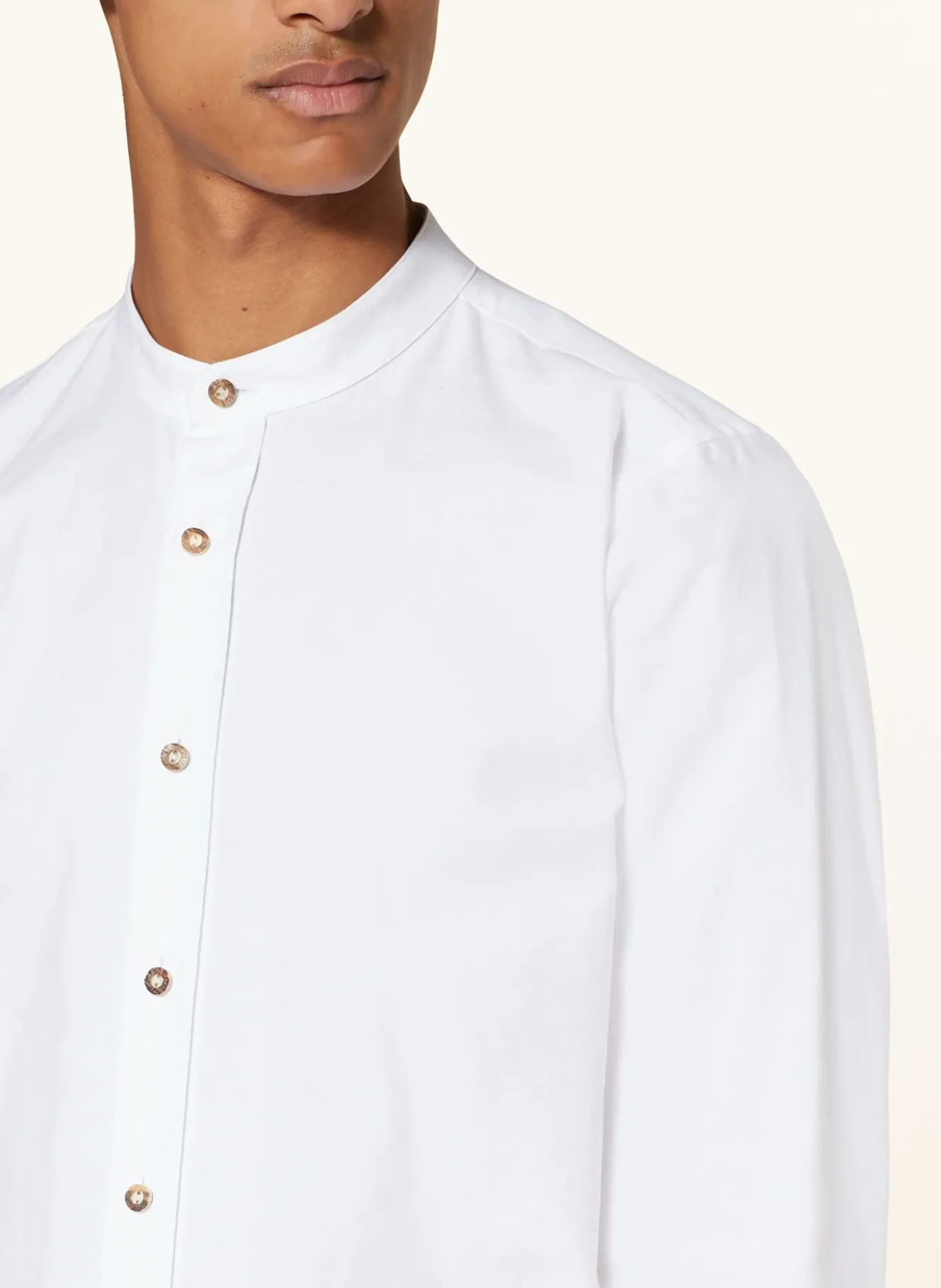 Trachtenhemd HANSI Slim Fit mit Stehkragen