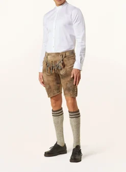 Trachtenhemd LENZ Slim Fit mit Stehkragen