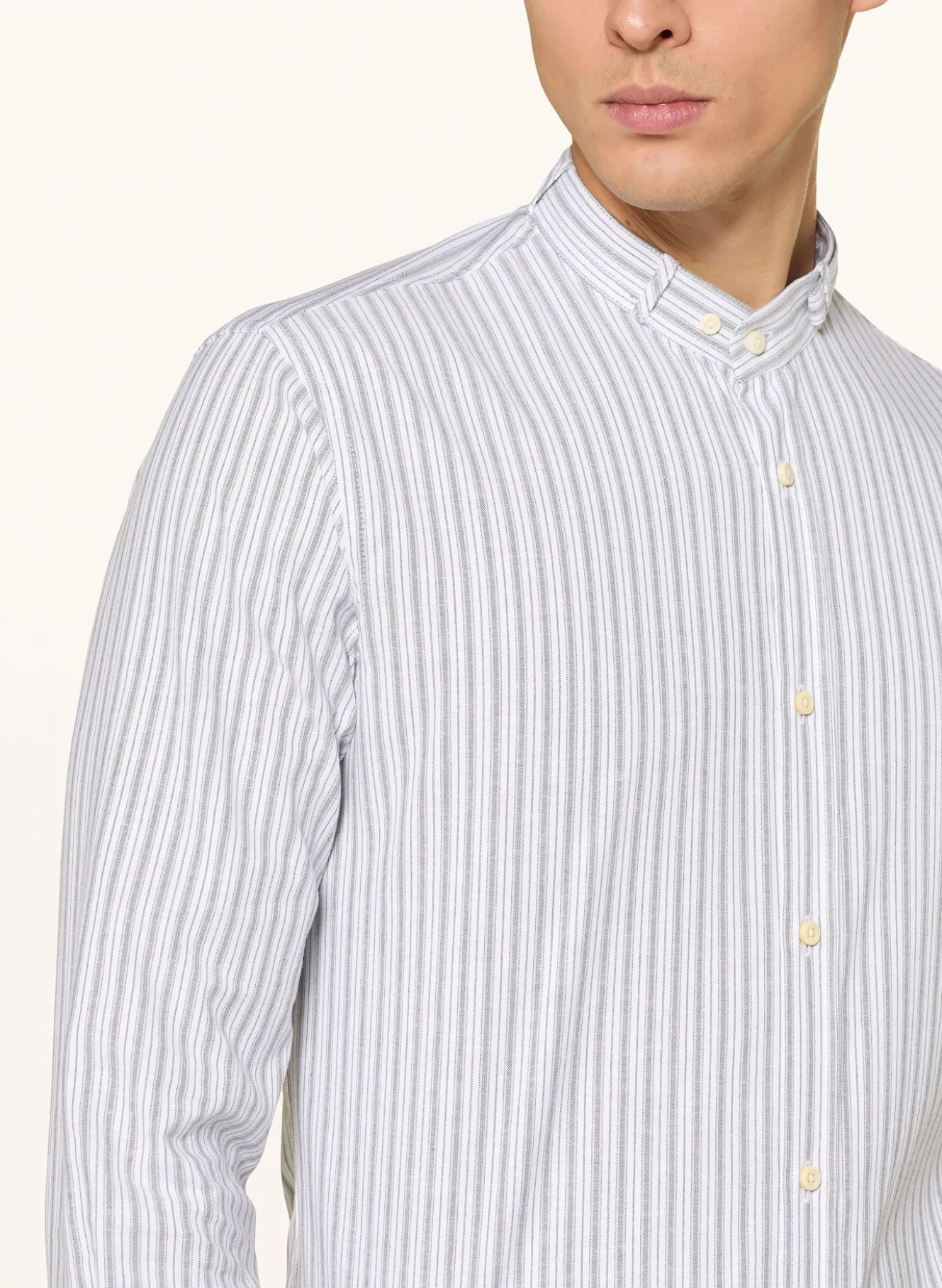 Trachtenhemd LENZ Slim Fit mit Stehkragen