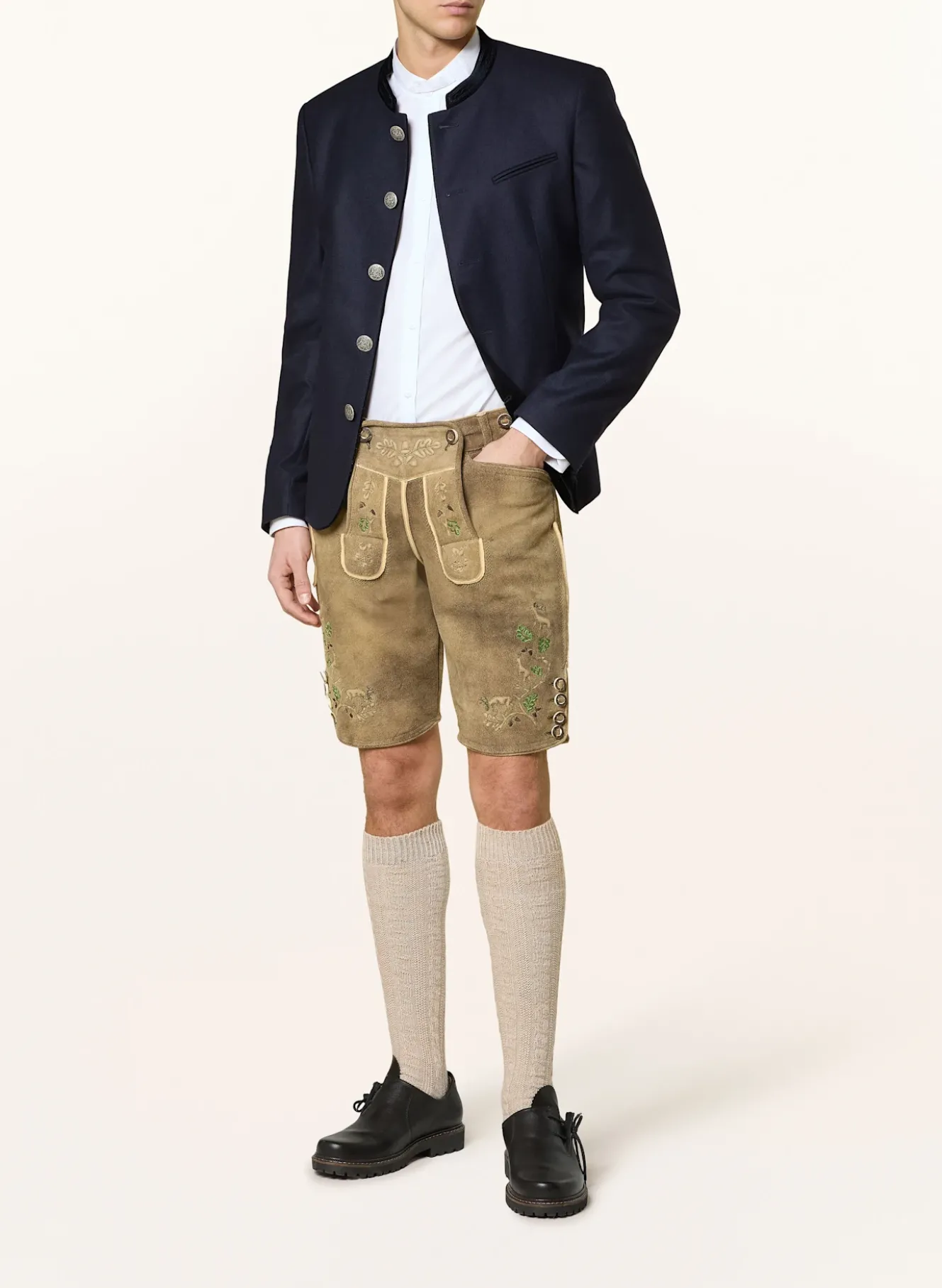 Trachtenhemd MAX Regular Fit mit Stehkragen