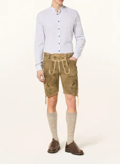 Trachtenhemd Slim Fit mit Stehkragen