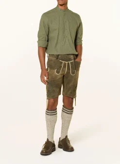 Trachtenhemd Slim Fit mit Stehkragen