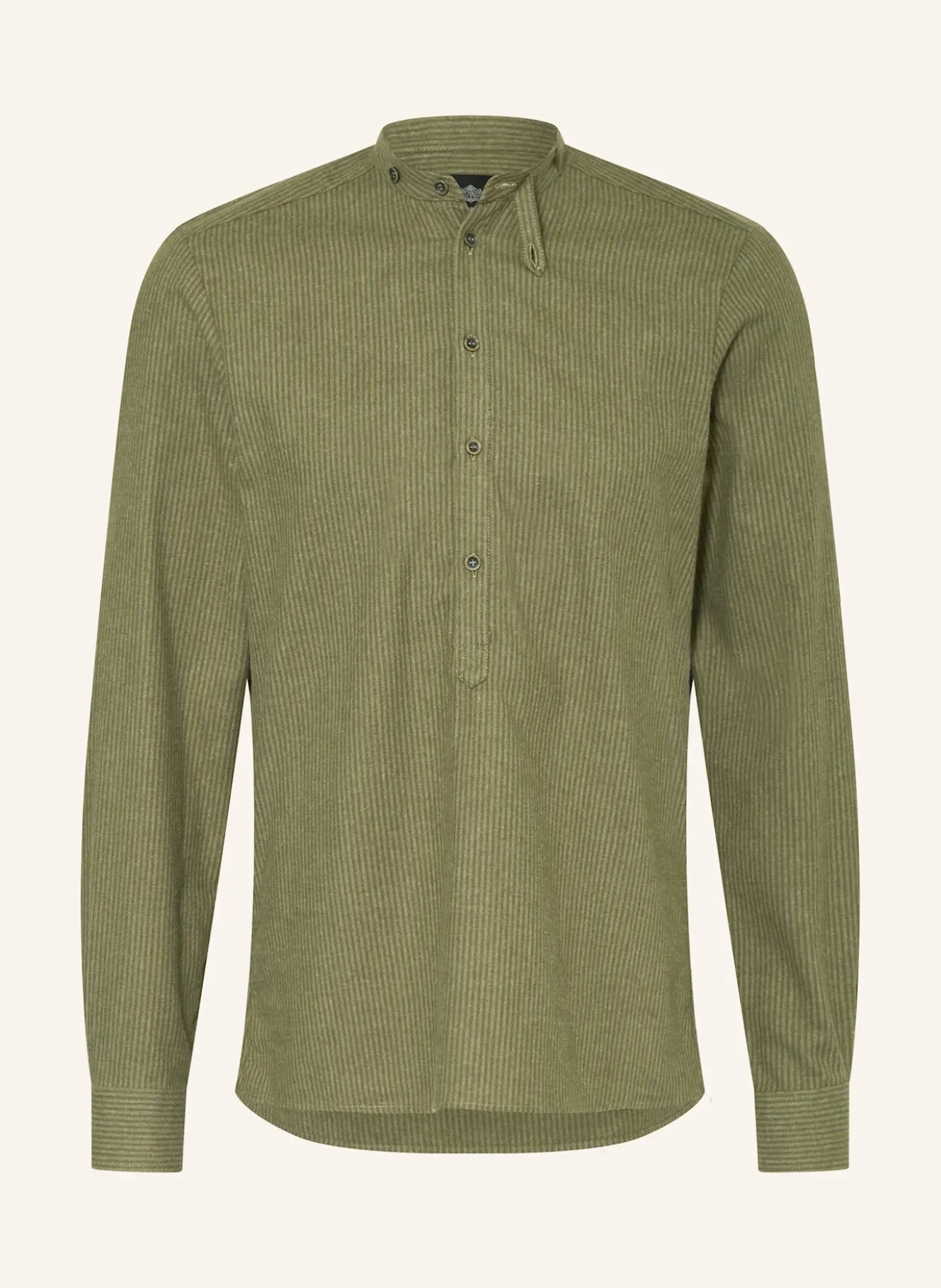 Trachtenhemd Slim Fit mit Stehkragen