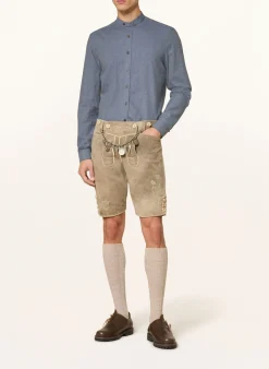 Trachtenhemd Tailored Fit mit Stehkragen