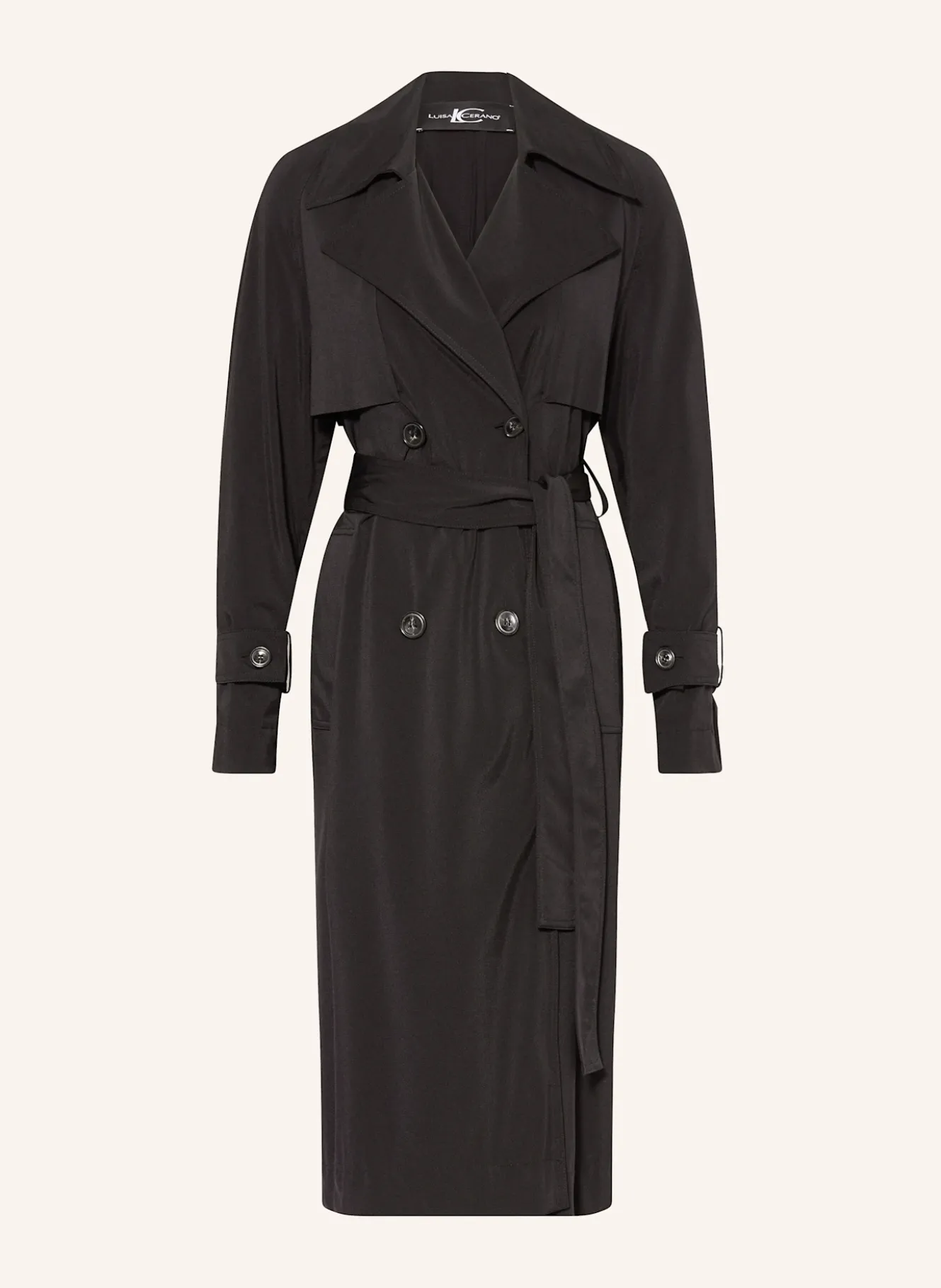 Trenchcoat aus Jersey