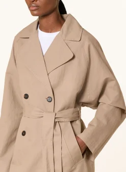 Trenchcoat mit Leinen