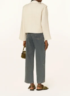 Trench-Jacke aus Bouclé