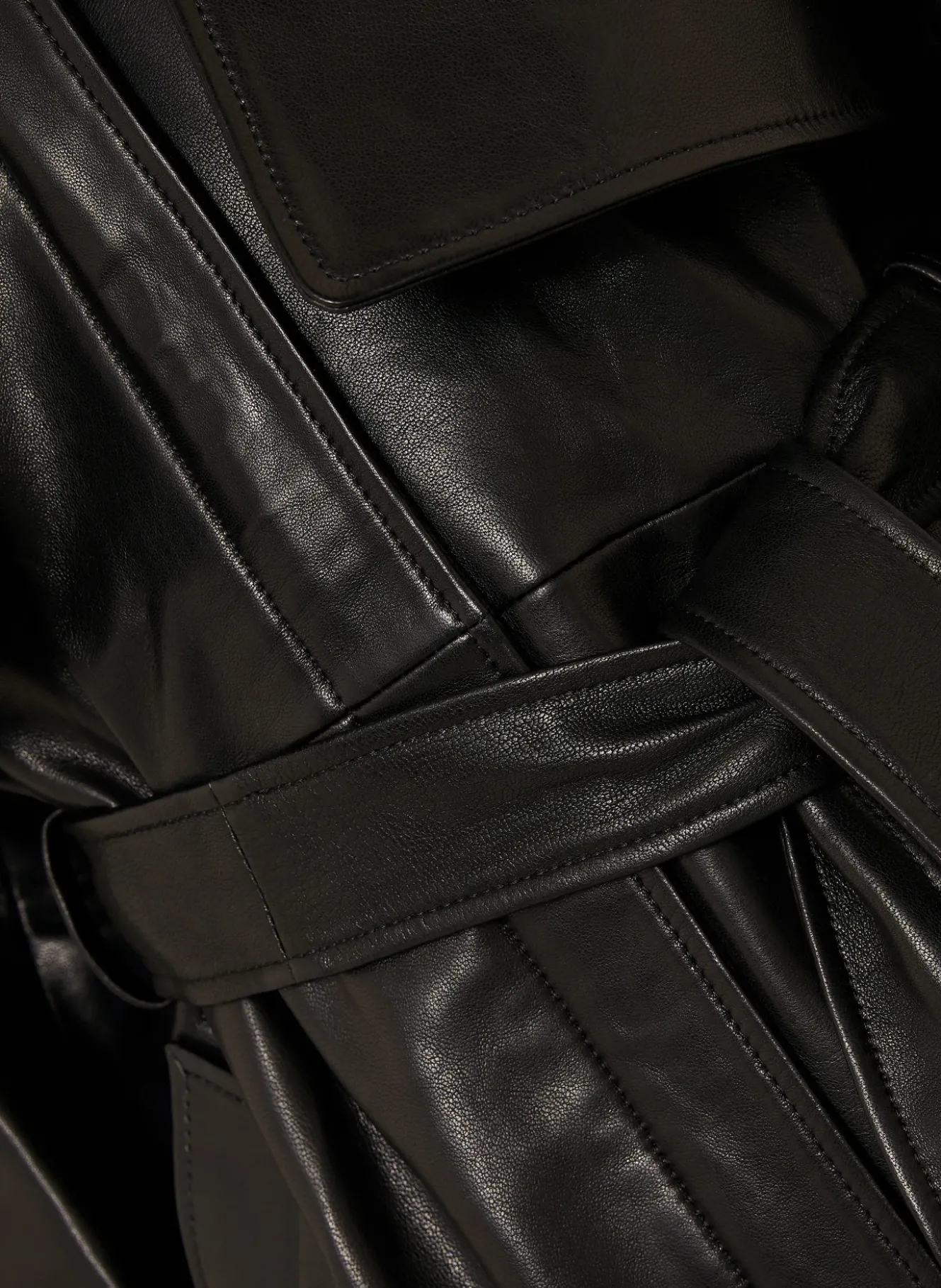 Trench-Jacke PRIYA aus Leder
