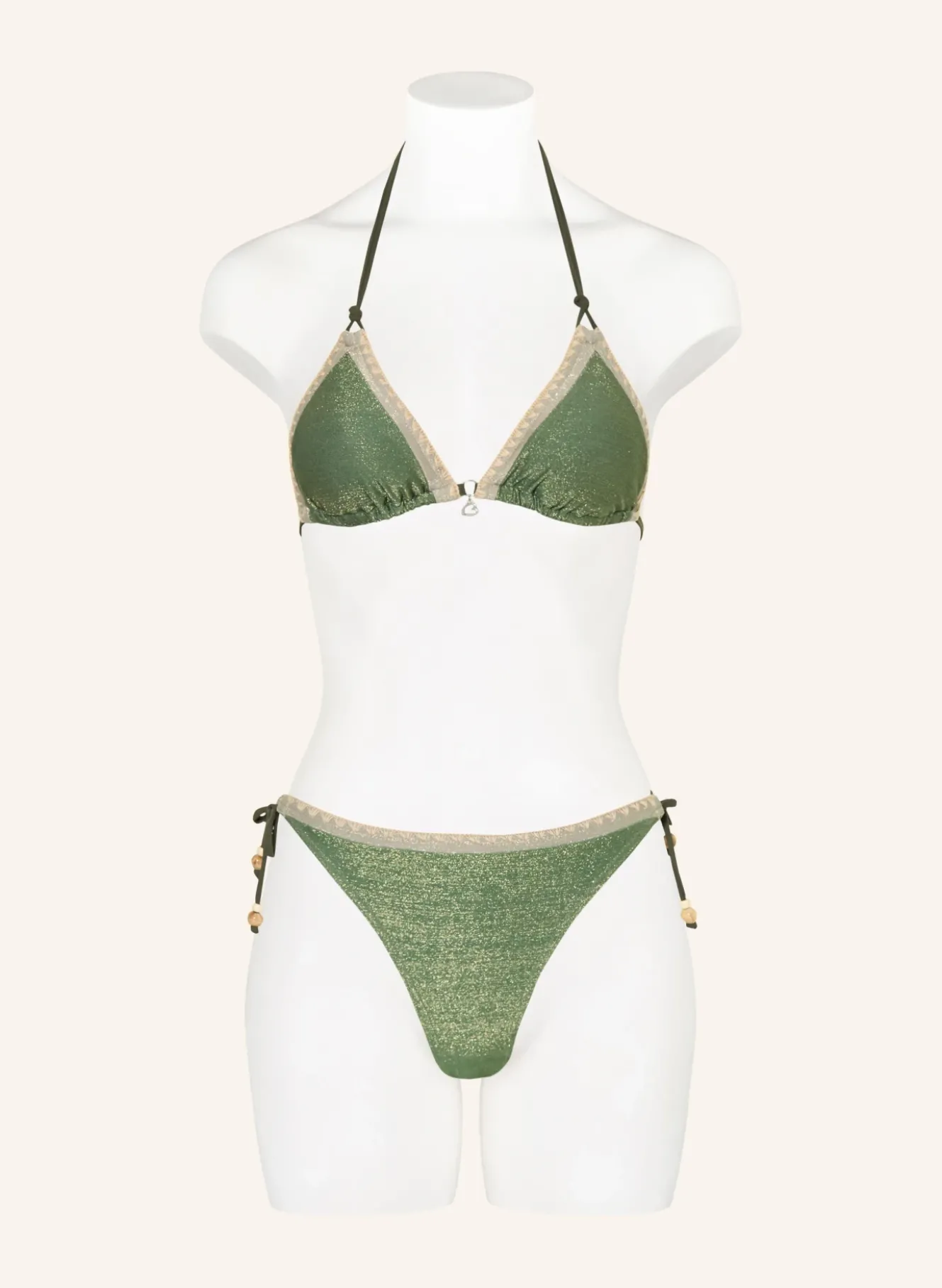 Triangel-Bikini BLUCOSTORA SHIN mit Glitzergarn