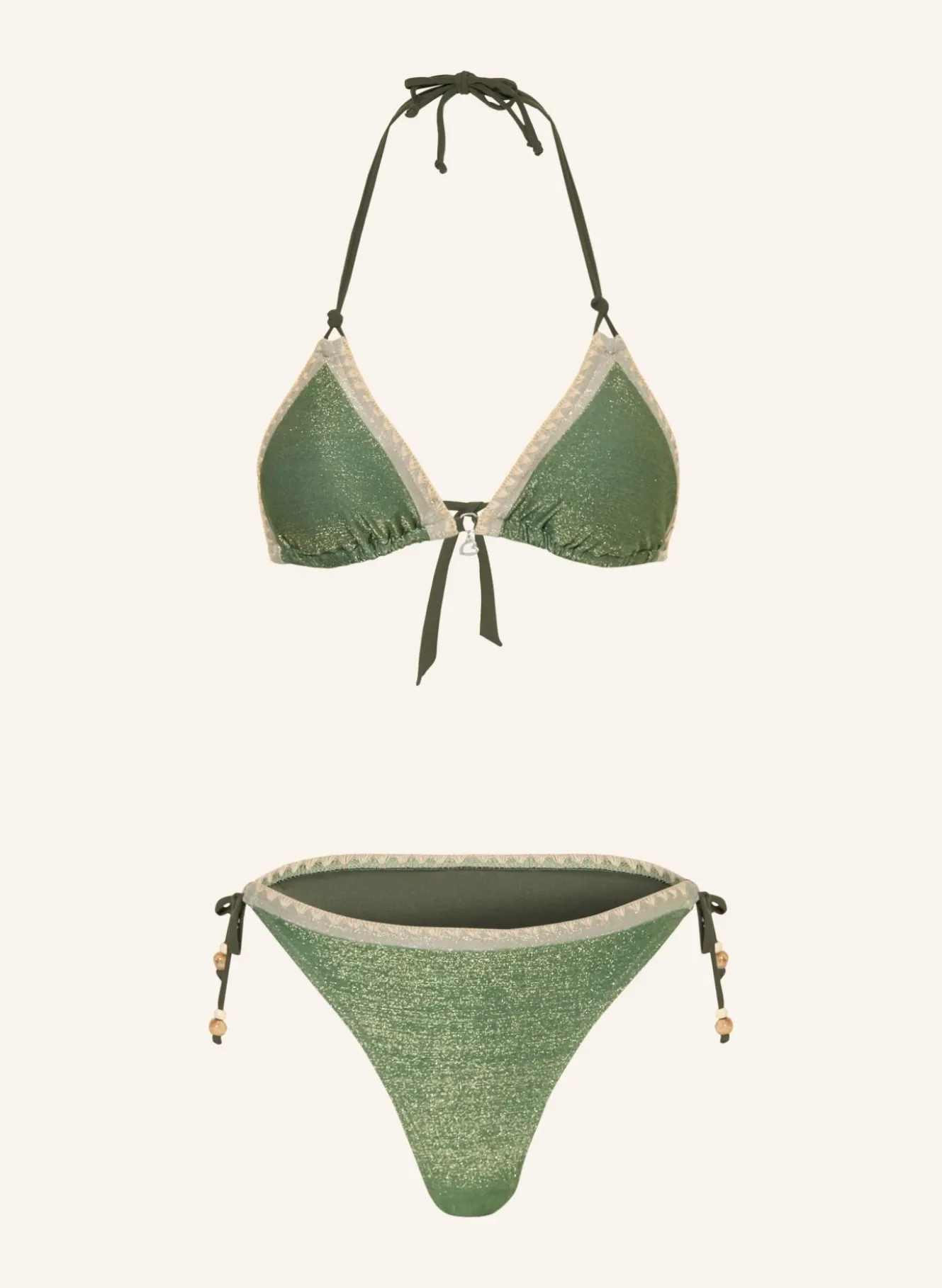 Triangel-Bikini BLUCOSTORA SHIN mit Glitzergarn