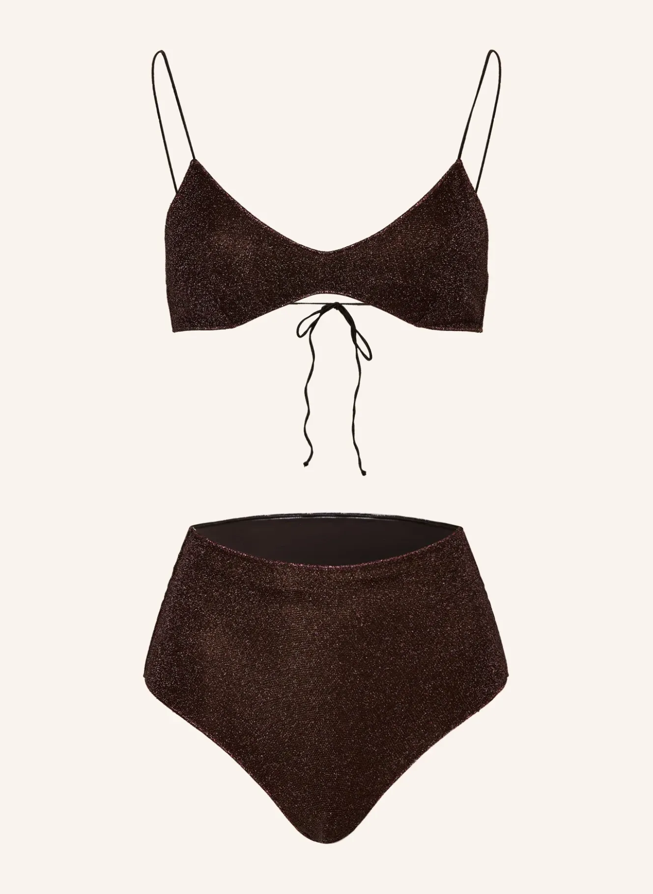 Triangel-Bikini LUMIERE mit Glitzergarn