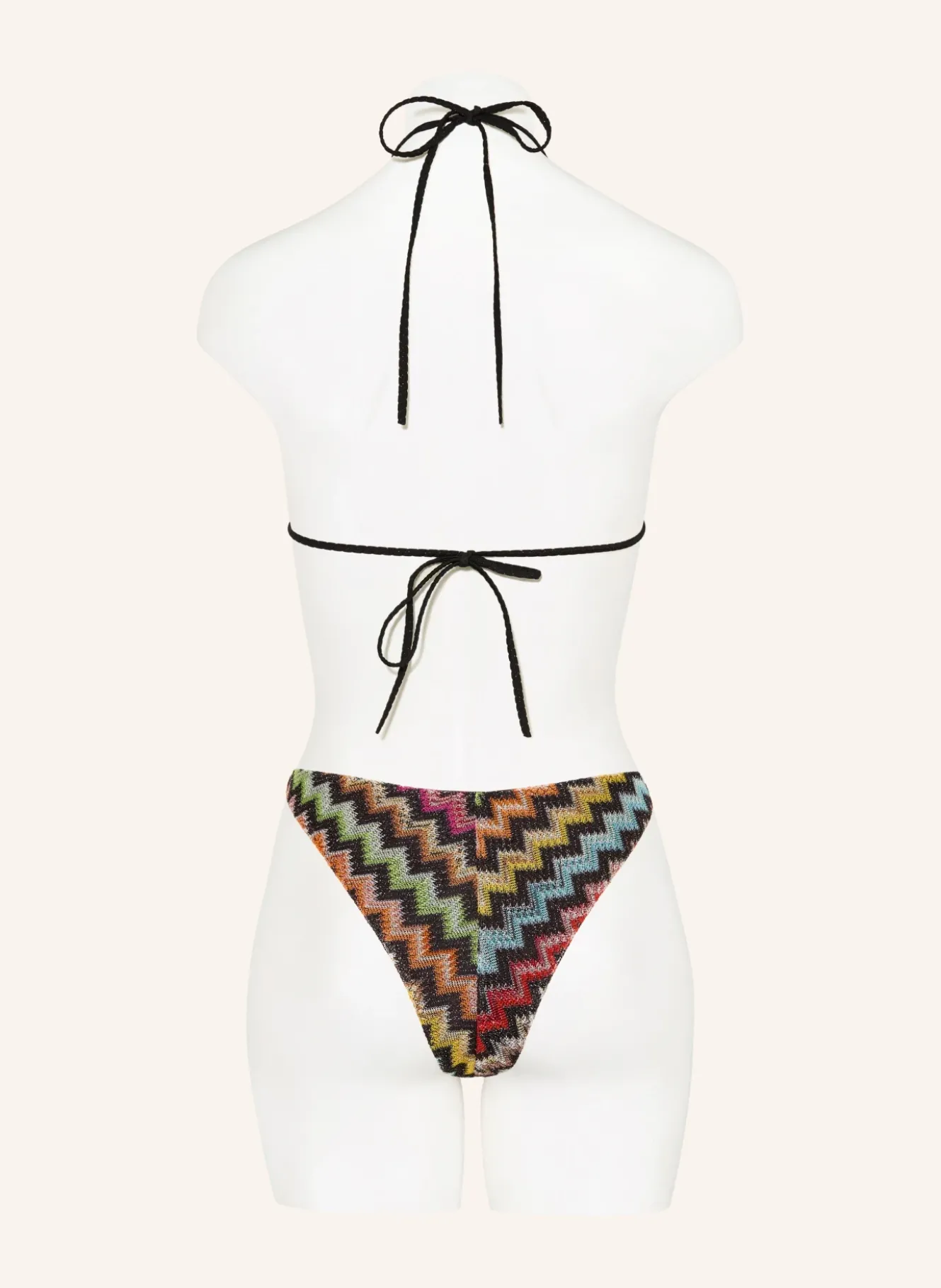 Triangel-Bikini mit Glitzergarn