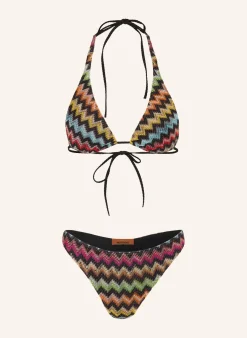Triangel-Bikini mit Glitzergarn