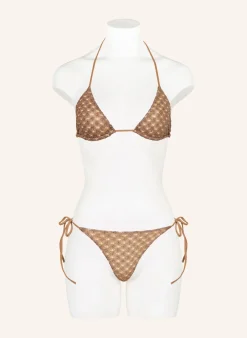 Triangel-Bikini mit Glitzergarn