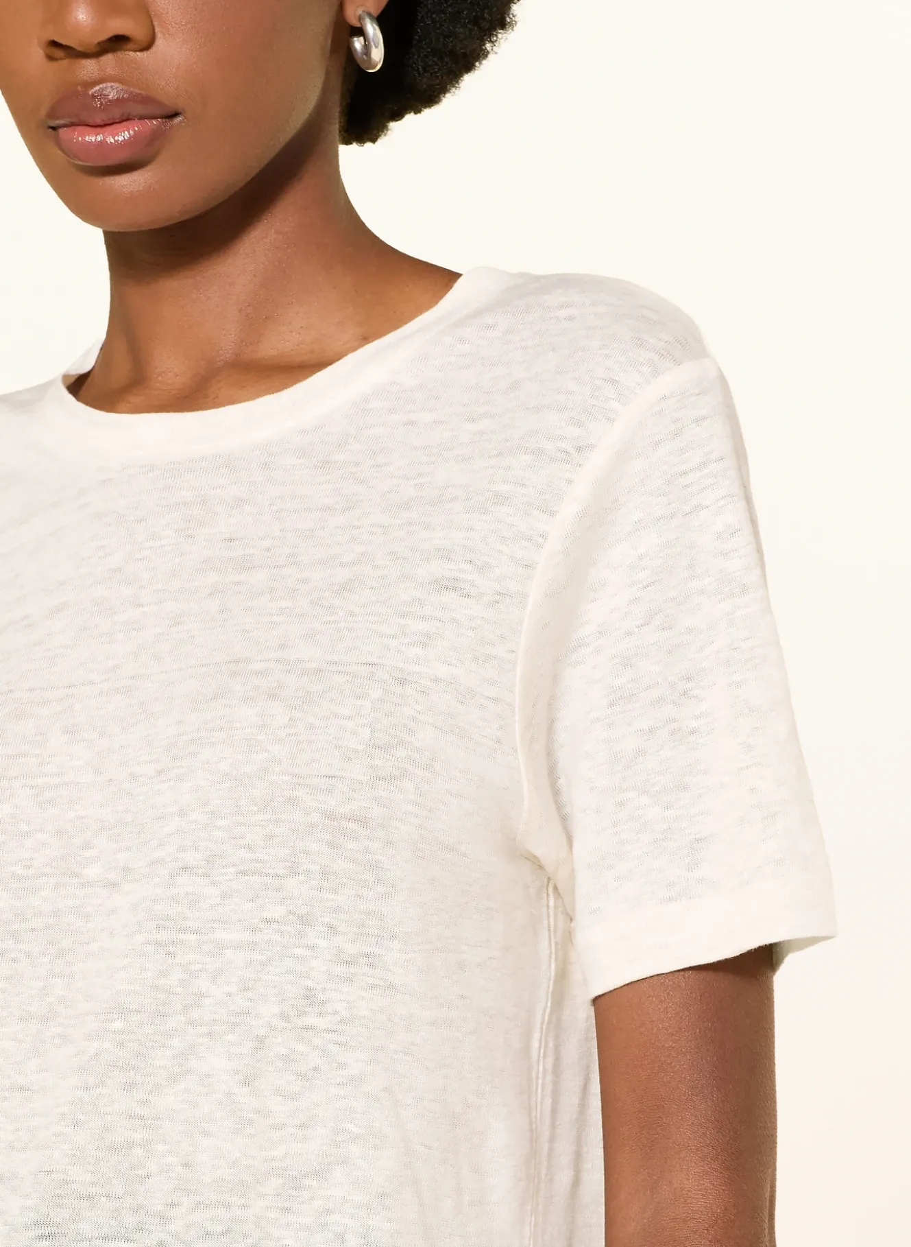 T-Shirt aus Leinen