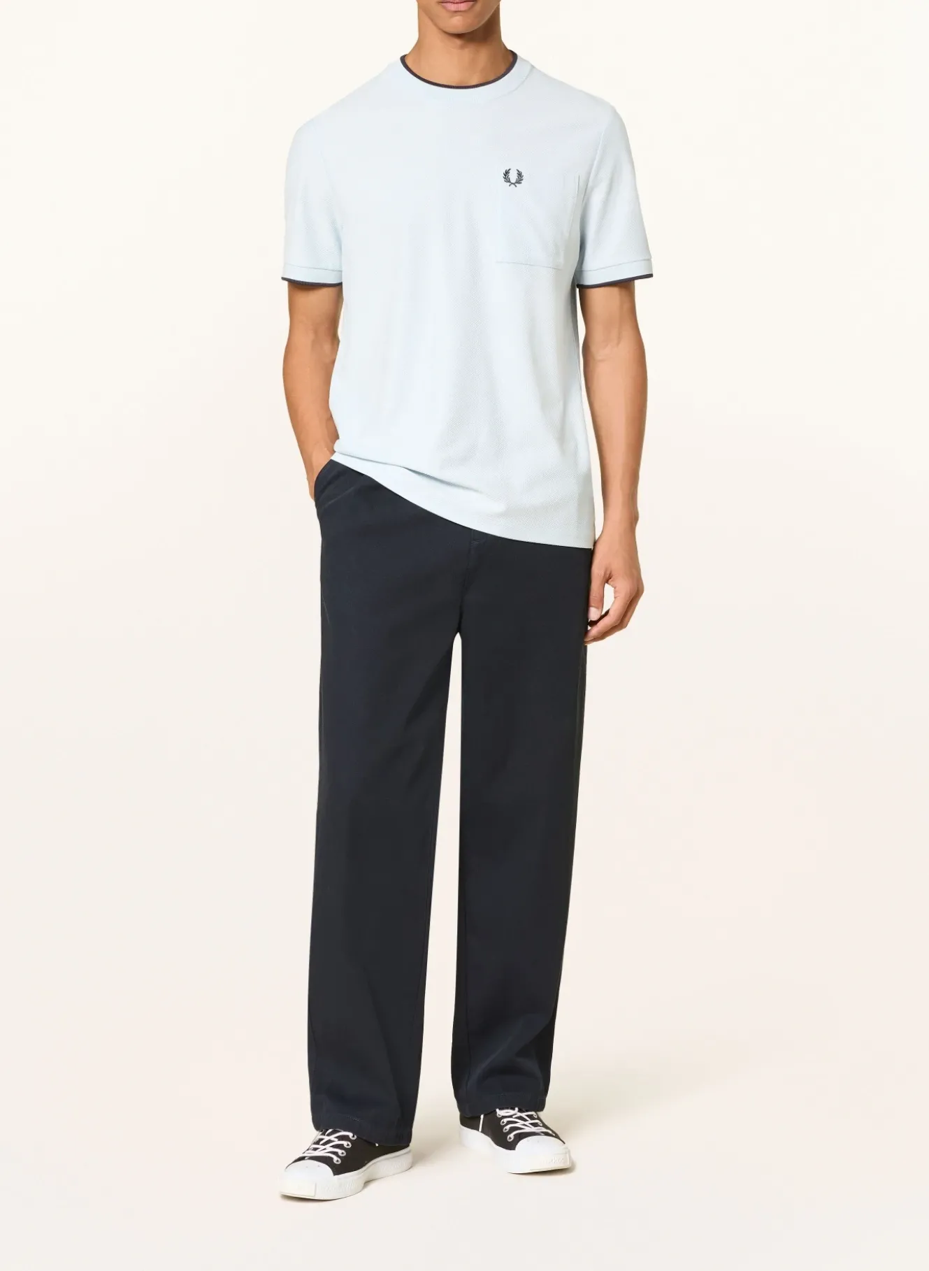 T-Shirt aus Piqué