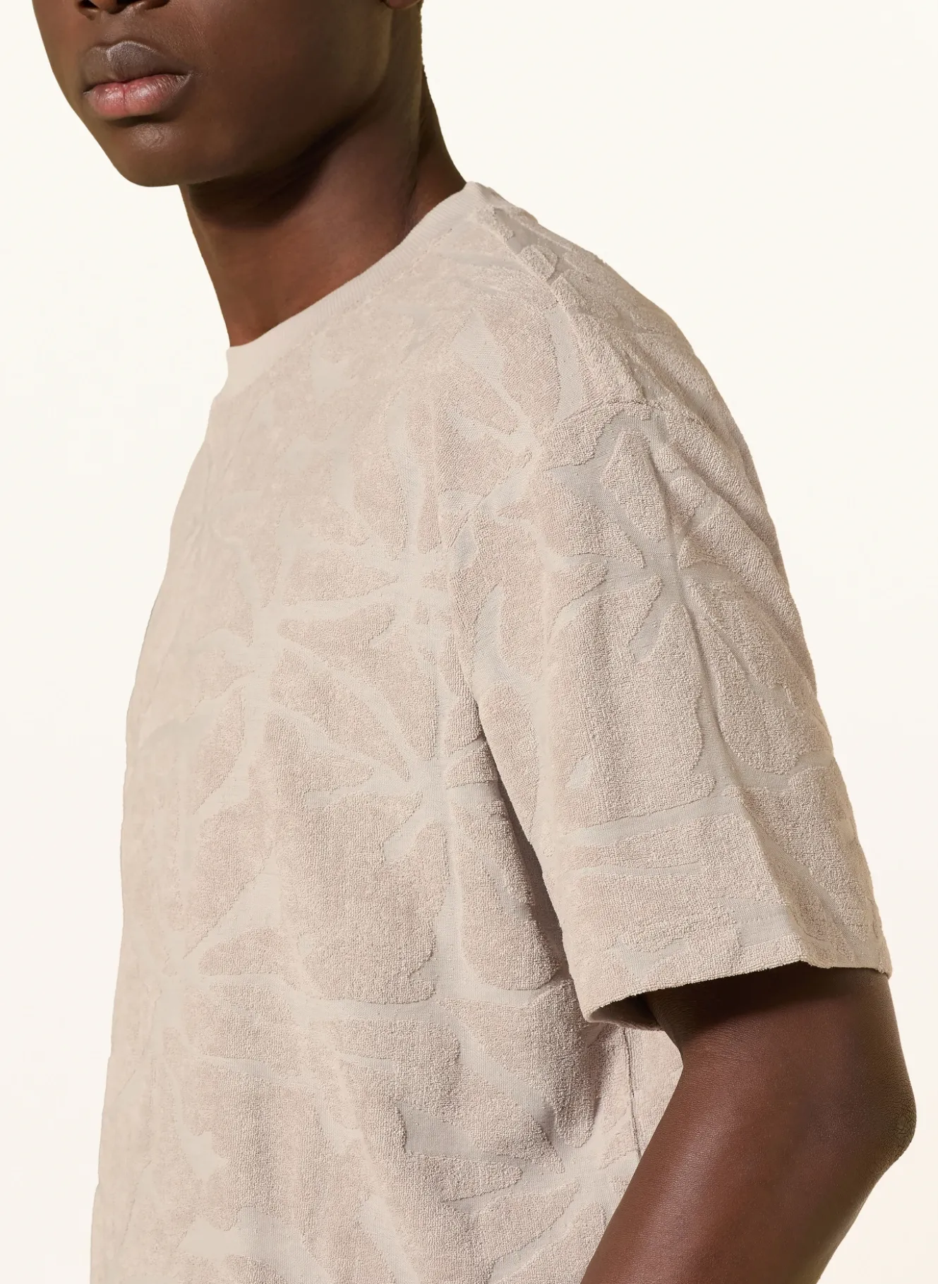 T-Shirt FLOWER aus Frottee