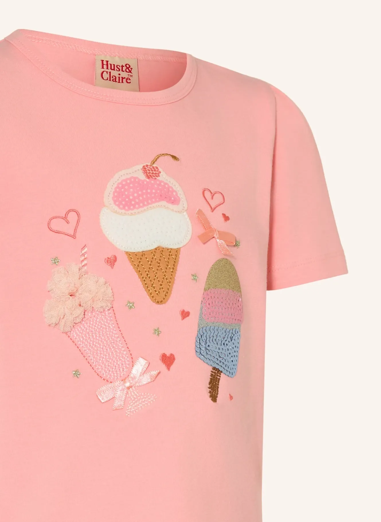T-Shirt HCALMA mit Pailletten
