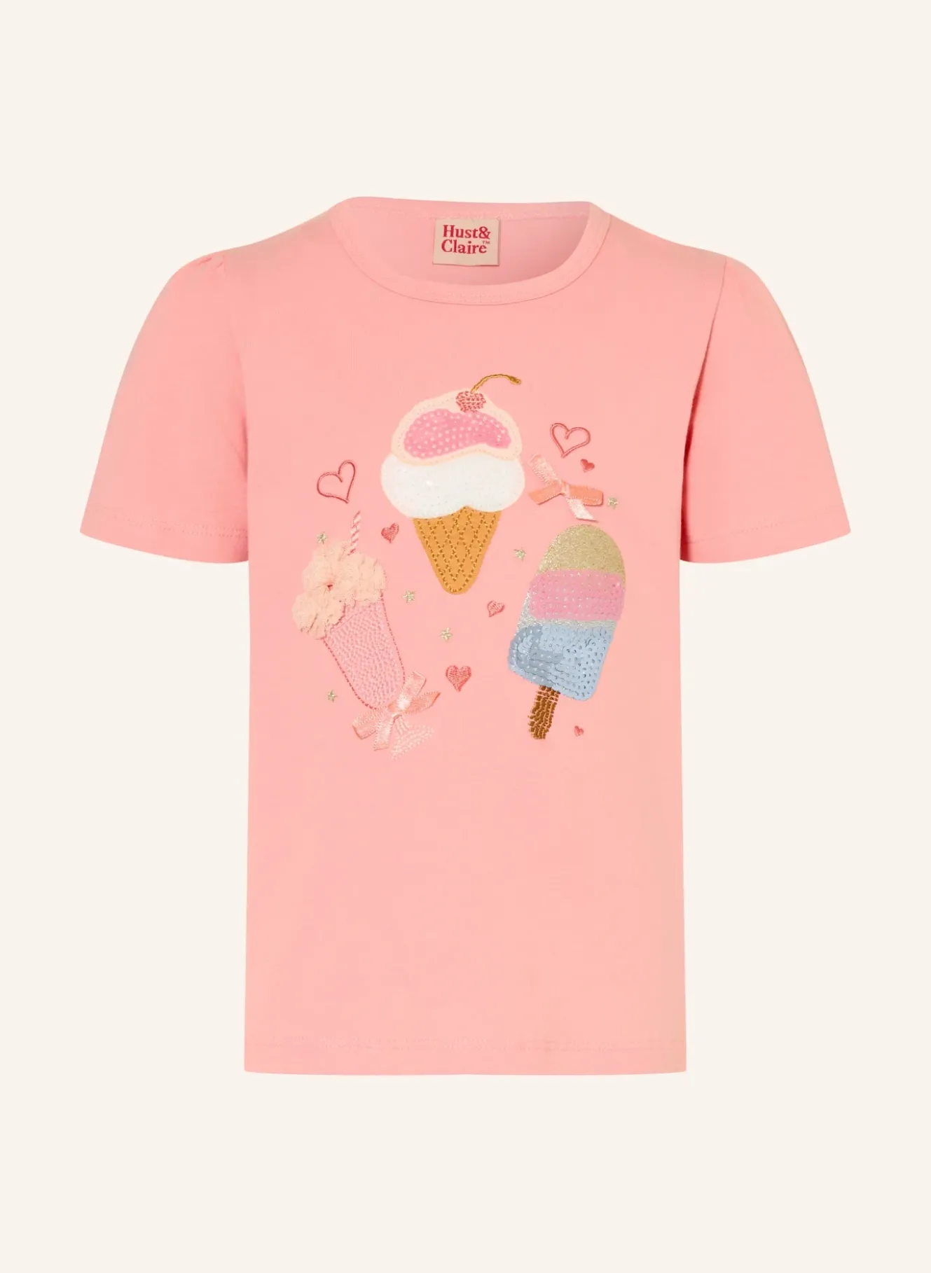 T-Shirt HCALMA mit Pailletten
