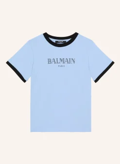 T-Shirt mit Balmain Paris-Print