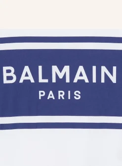 T-Shirt mit Balmain Paris-Print