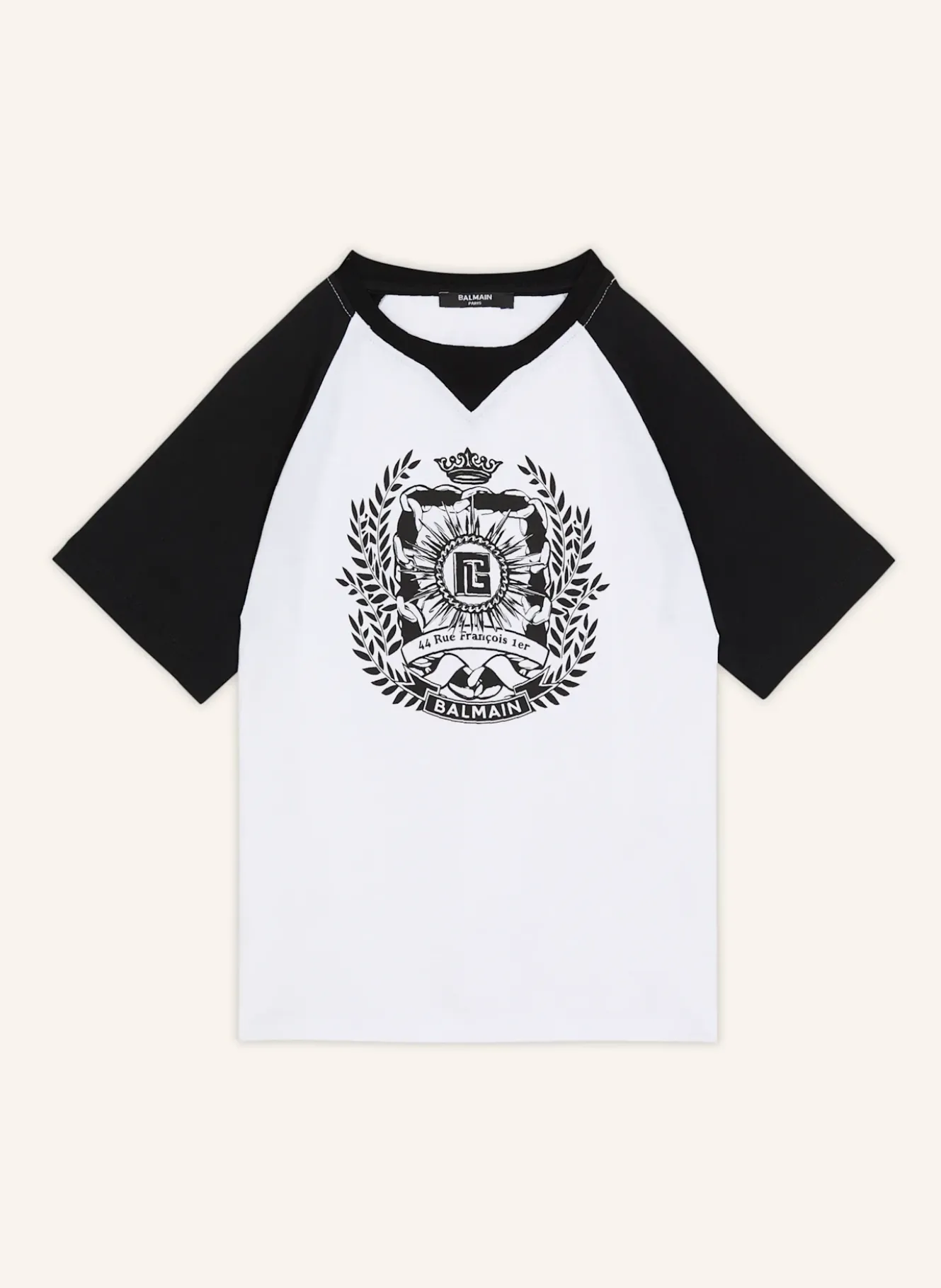 T-Shirt mit Écusson-Print