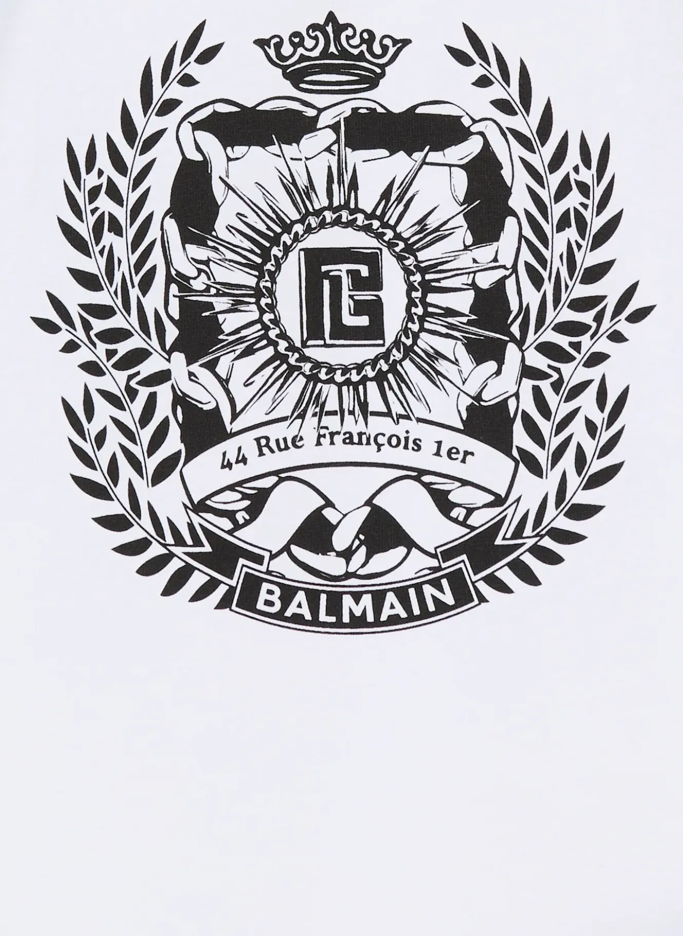 T-Shirt mit Écusson-Print