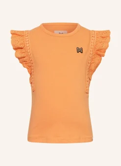 T-Shirt mit Lochstickereien