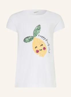 T-Shirt mit Pailletten