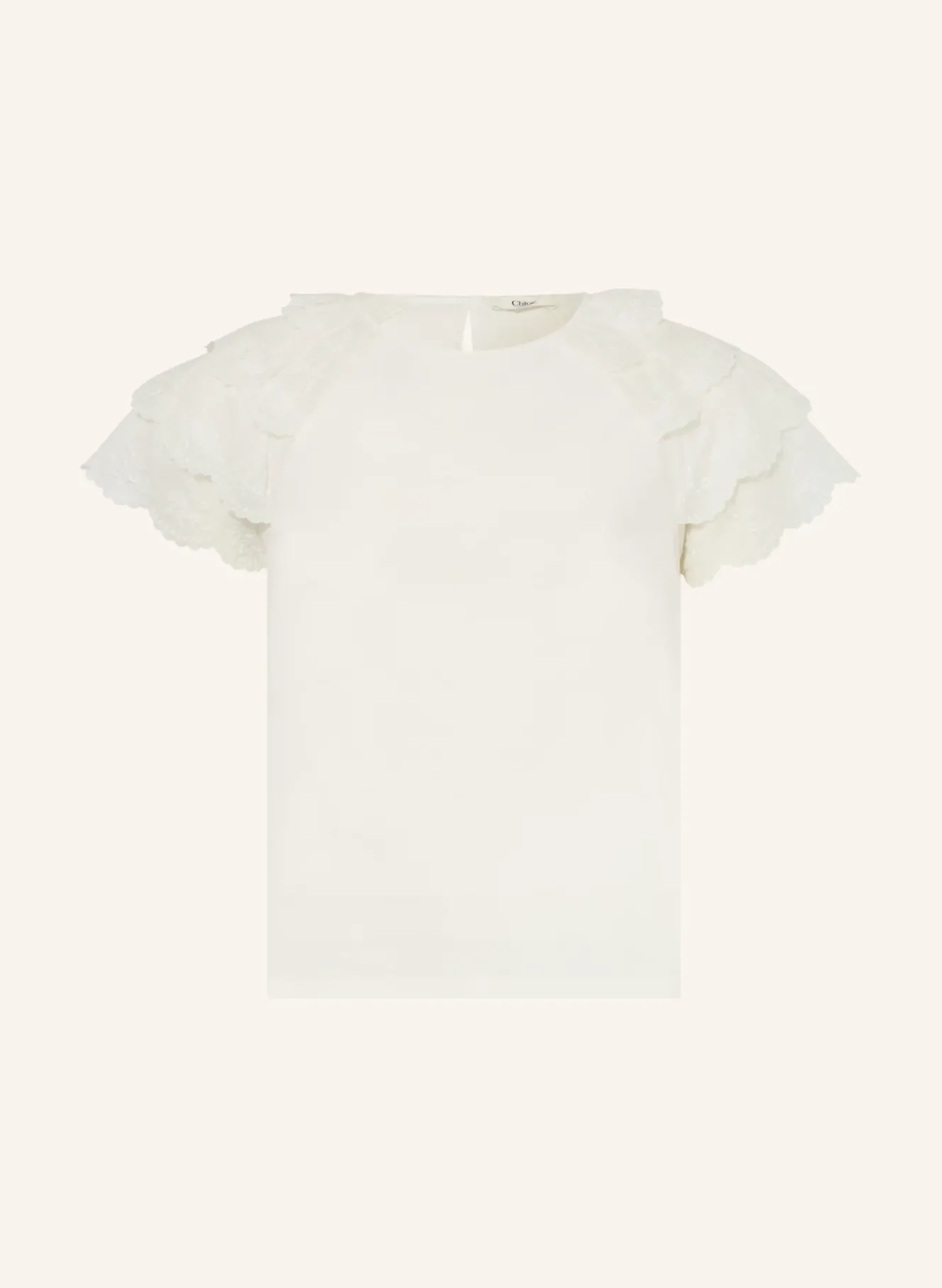 T-Shirt mit Rüschen