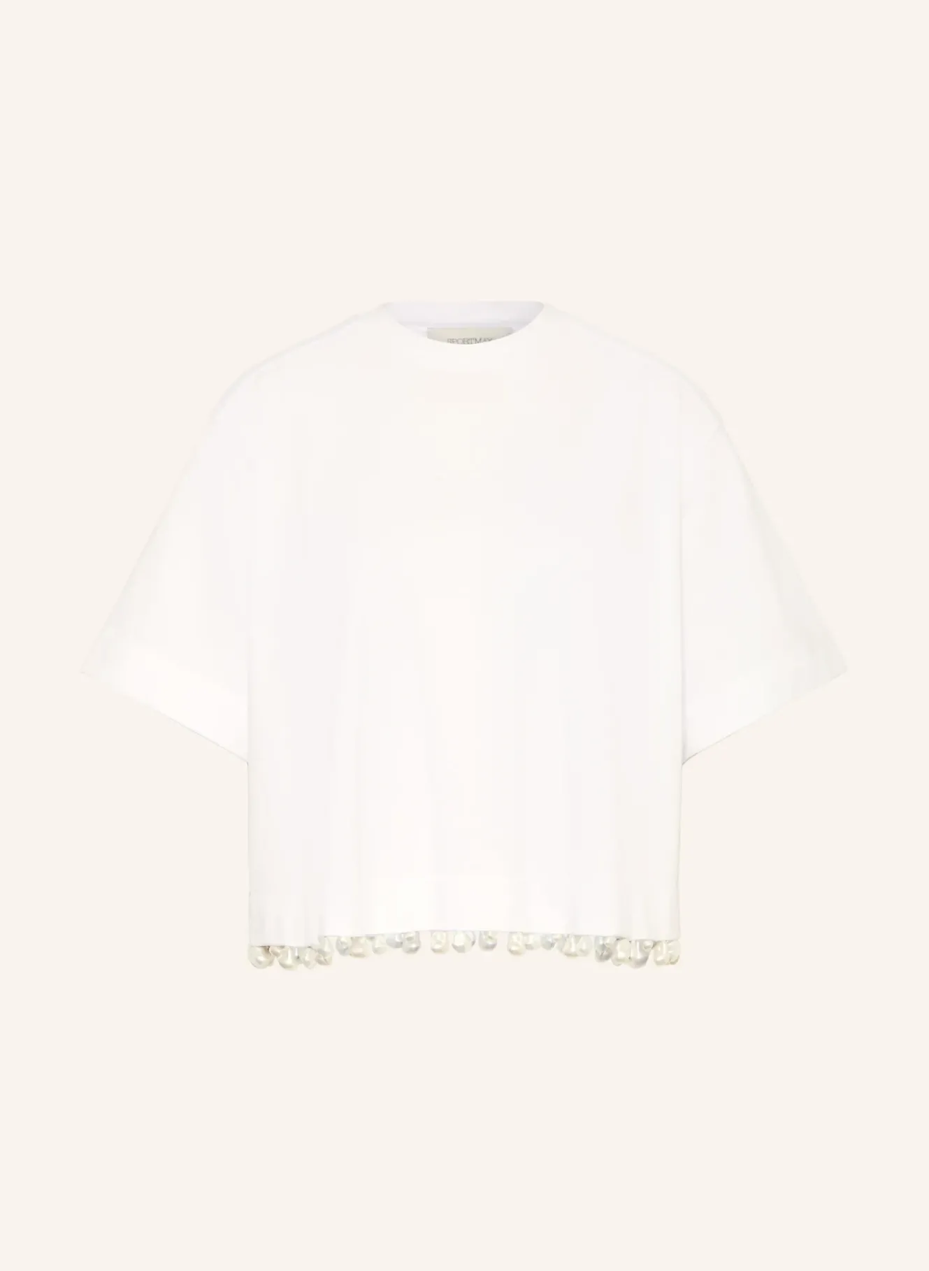 T-Shirt mit Schmuckperlen