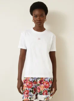 T-Shirt mit Schmucksteinen