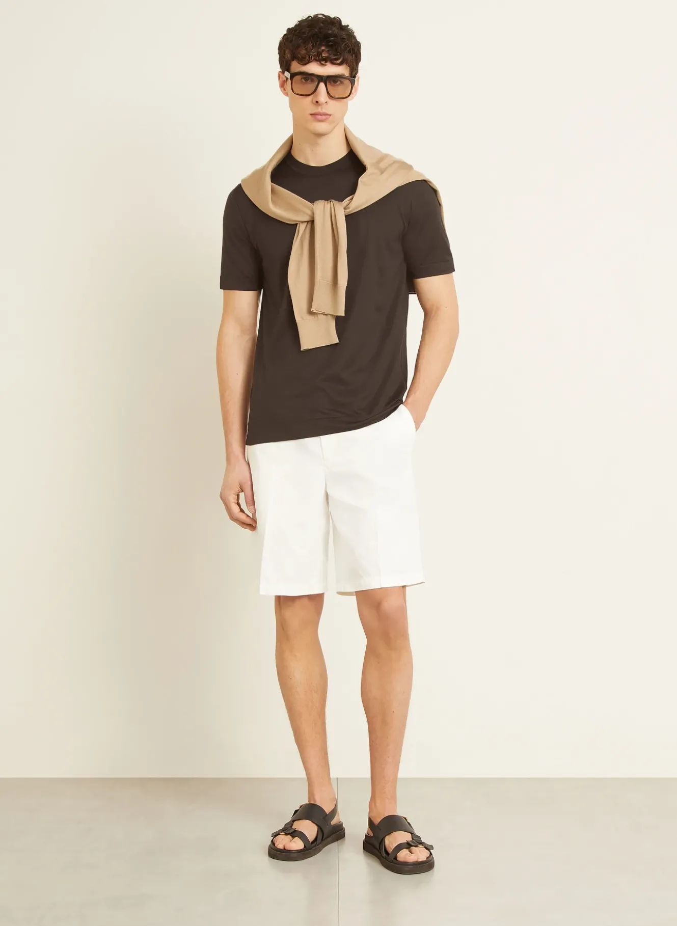T-Shirt mit Seide