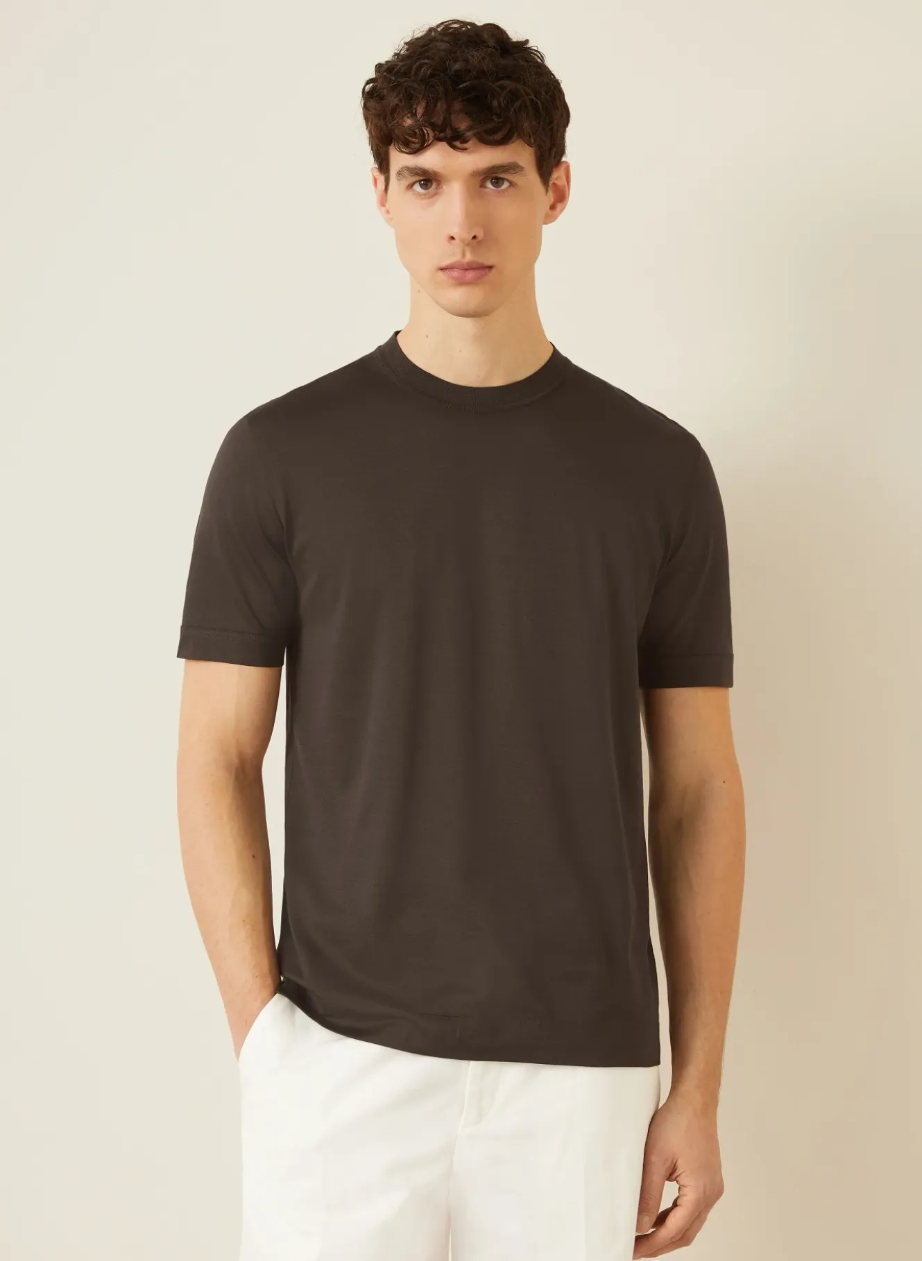 T-Shirt mit Seide