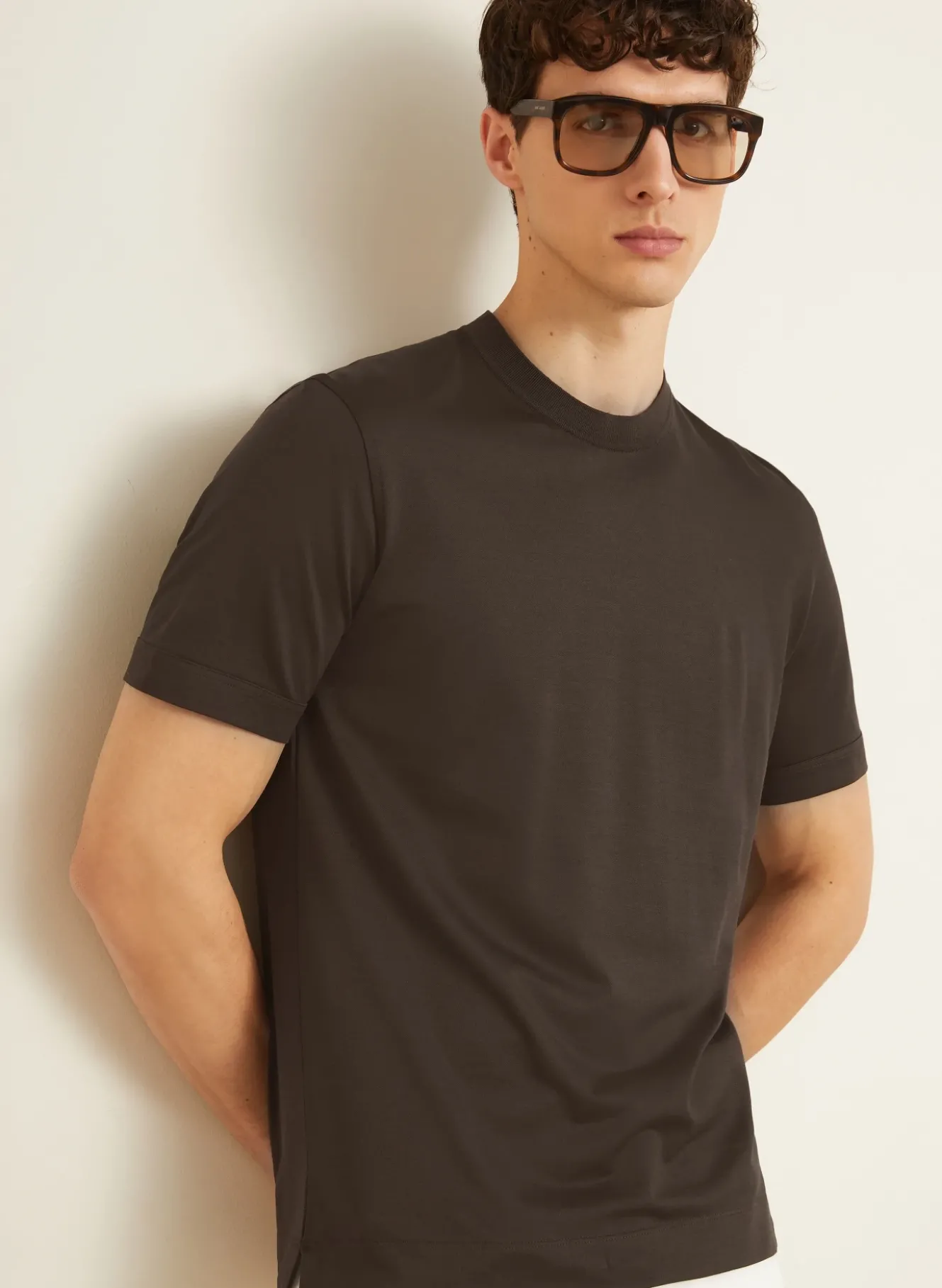 T-Shirt mit Seide