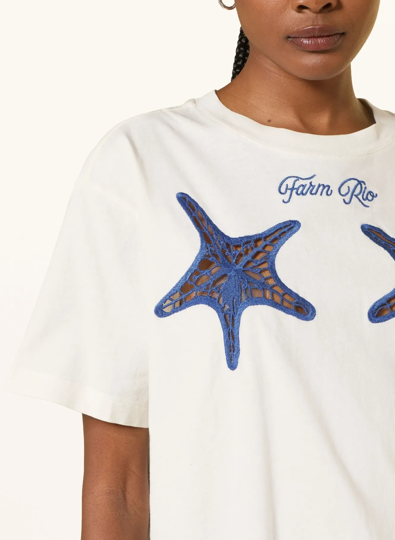 T-Shirt STARFISH mit Lochspitze