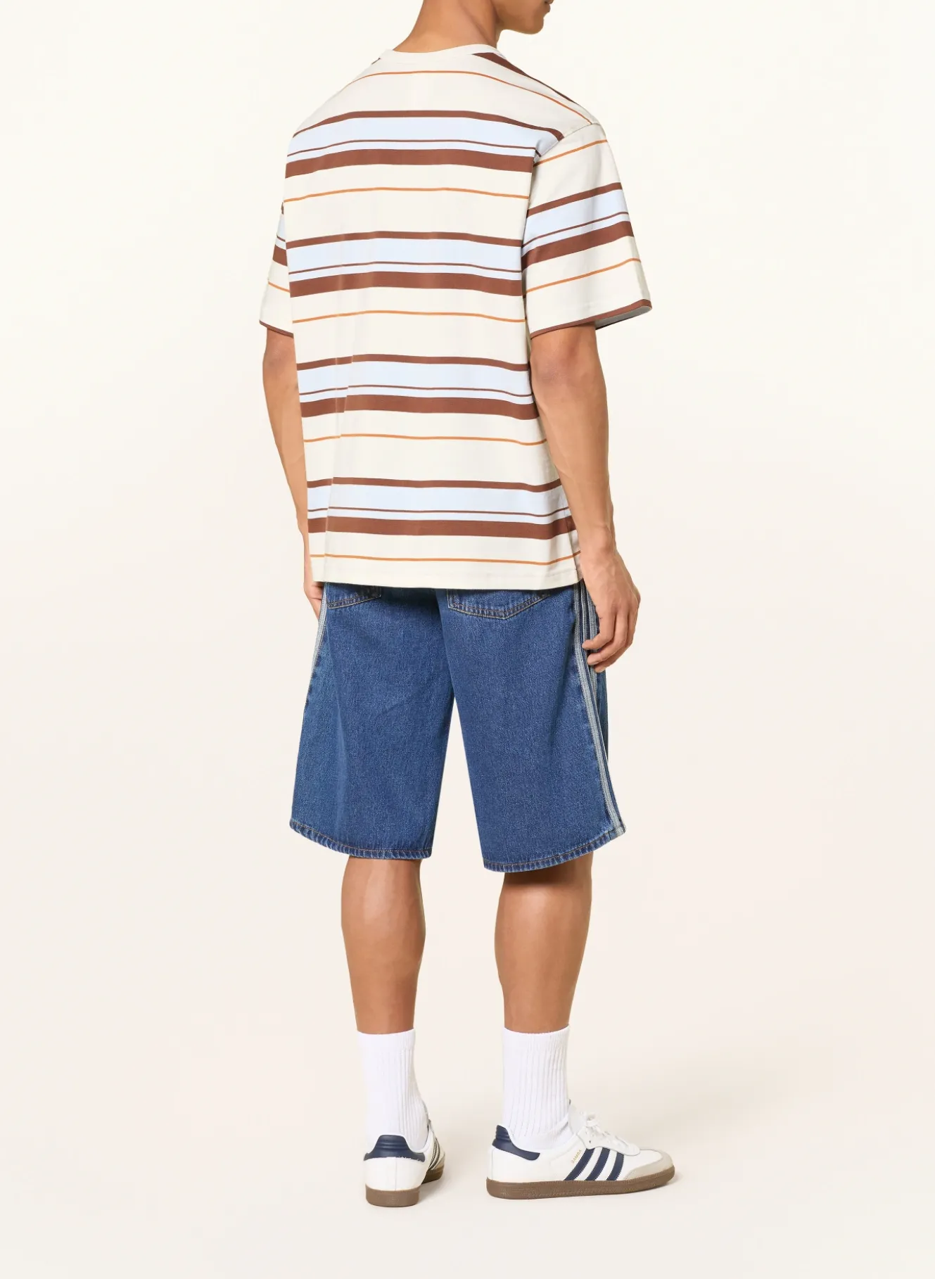 T-Shirt STRIPED CREW NECK