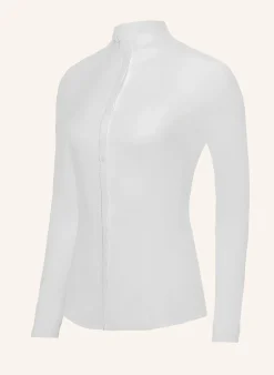 Turnierbluse JANNE WHITE CRYSTAL SILVER