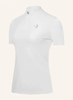 Turnierbluse SARINA MESH WHITE