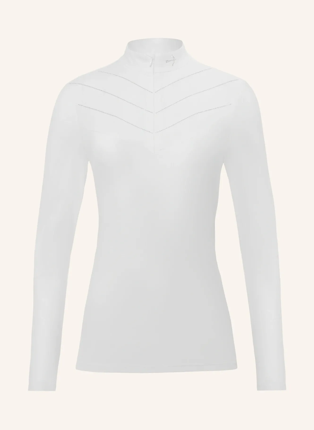Turniershirt LUISE WHITE CRYSTAL SLIVER