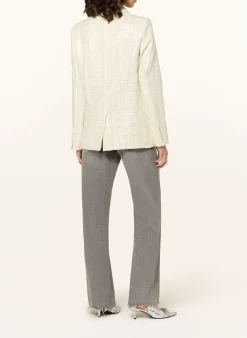 Tweed-Blazer mit Pailletten