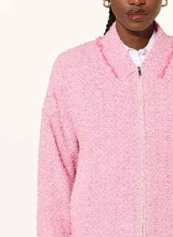 Tweed-Blouson mit Glitzergarn