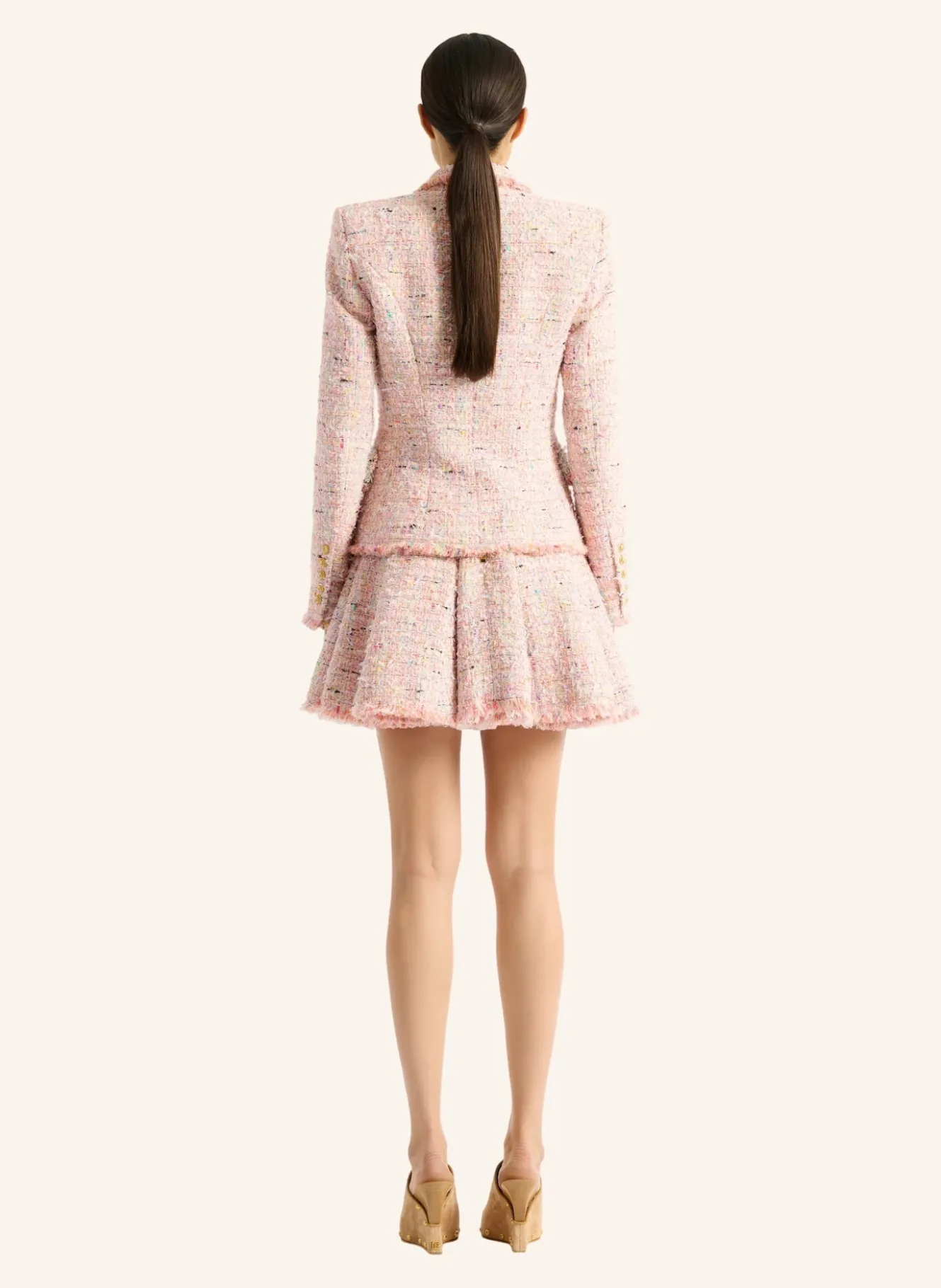Tweedjacke mit zwei Knöpfen