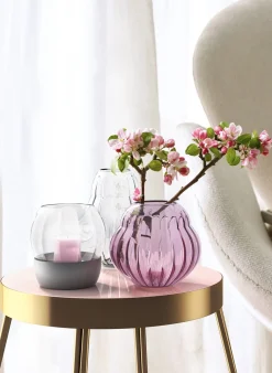 Vase/Windlicht, rose ROSE GARDEN HOME