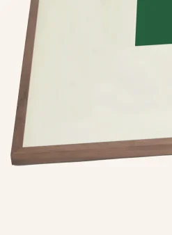 Wandbild DIE FRÖHLICHE ENTE mit Rahmen