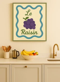Wandbild DIE TRAUBE mit Rahmen