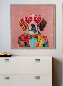 Wandbild DOG LOVE